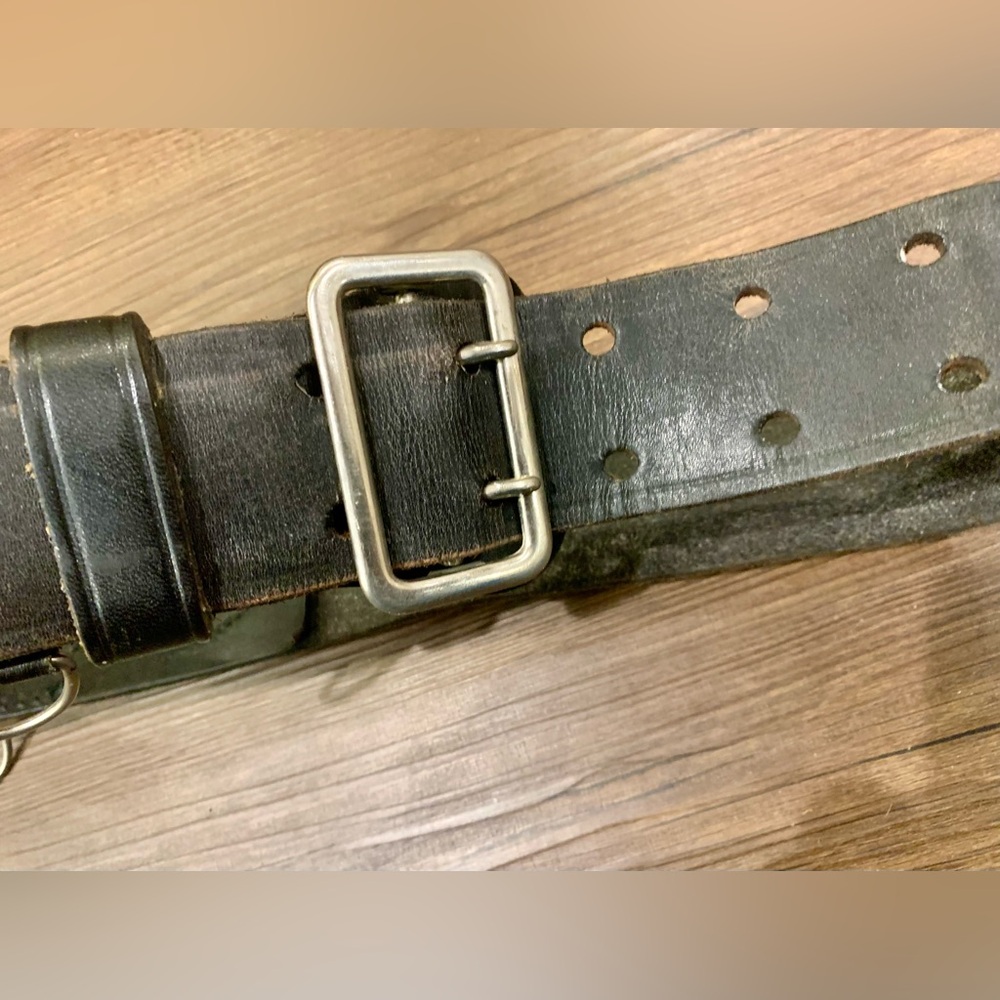 Vintage Shuriken full grain Leather Belt